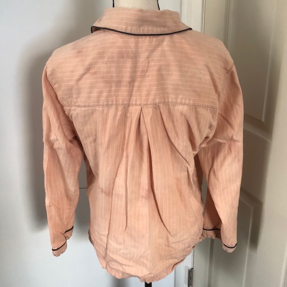 Victoria’s Secret pajama top peach color Size S - Picture 3 of 3
